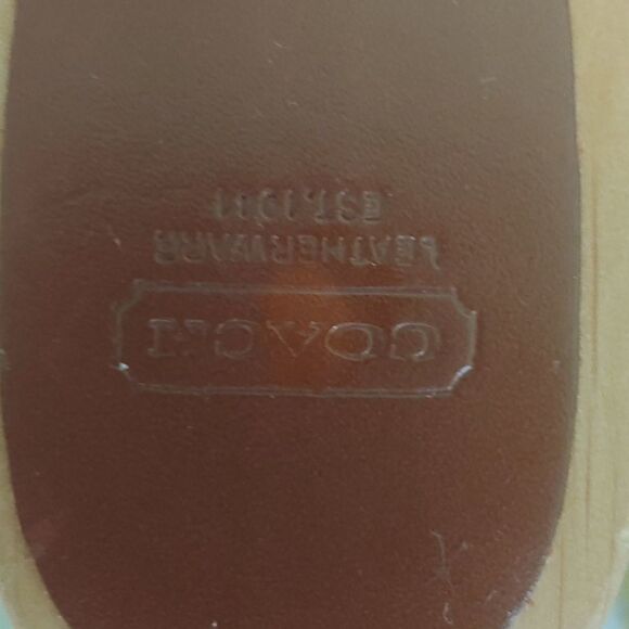Coach leather strap sandal authentic! - Picture 5 of 6